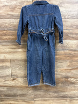 Oshkosh Chambray Polo Coverall Blue sz 3T