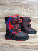NEW Marvel Spider-Man Light-Up Winter Boots Black sz 1Y