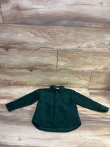 H&M Corduroy Button-Up Shirt Green sz 4T