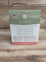 NuAngel 100% Cotton Washable Nursing Pads 8pk