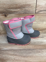 Cat & Jack Lenny Winter Snow Boots Grey sz 7c