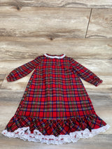 Little Me Red Plaid Nightgown sz 4T