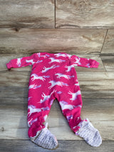 Carter's Unicorn Print Blanket Sleeper Pink sz 9m