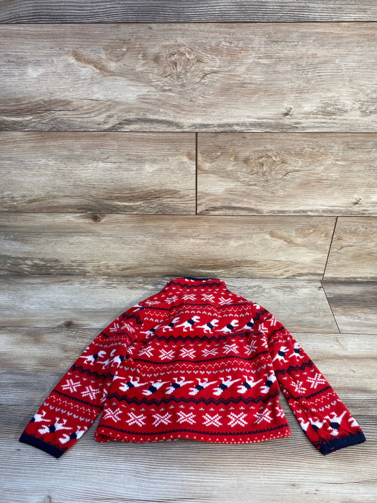 NEW OshKosh T-Rex 1/4 Zip Microfleece Cozie Red sz 3T