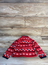 NEW OshKosh T-Rex 1/4 Zip Microfleece Cozie Red sz 3T