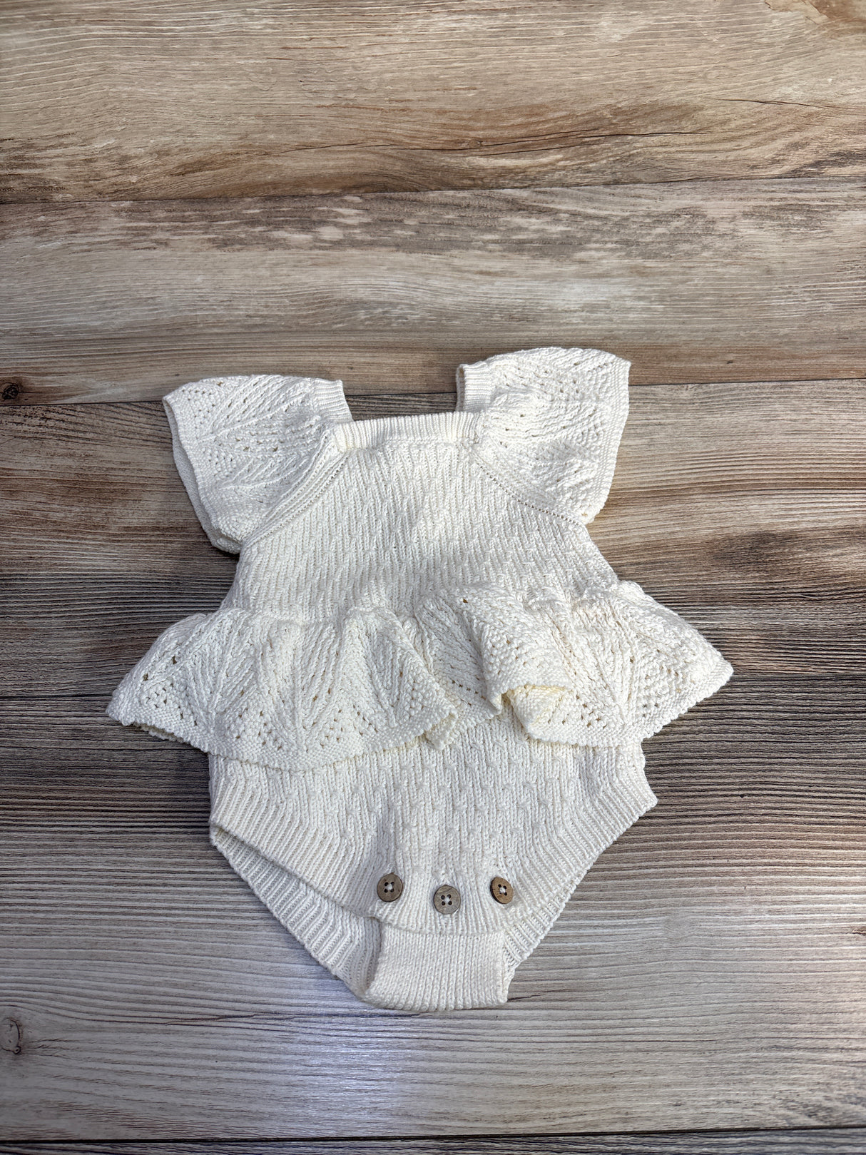 Jessica Simpson Knitted Jumpsuit White sz 0-3m