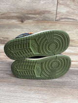 Air Jordan 1 Mid SE Craft TD 'Anthracite Light Olive' Sneakers sz 9c