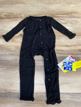 NEW KicKee Pants Muffin Ruffle Coverall Midnight sz 18-24m