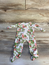 Baby Grey Floral Sleeper Green sz 0-3m