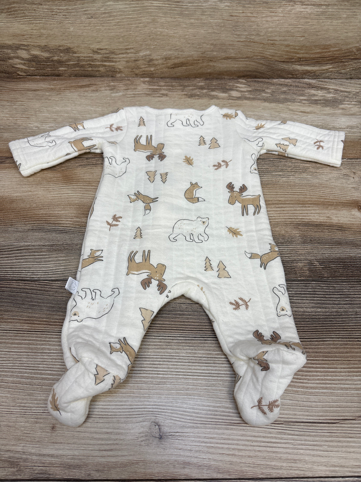 Koala Baby Quilted Forest Animal Sleeper Ivory sz Newborn