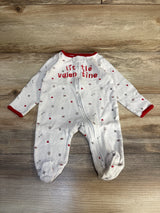 Just One You Little Valentine Sleeper White sz 3m