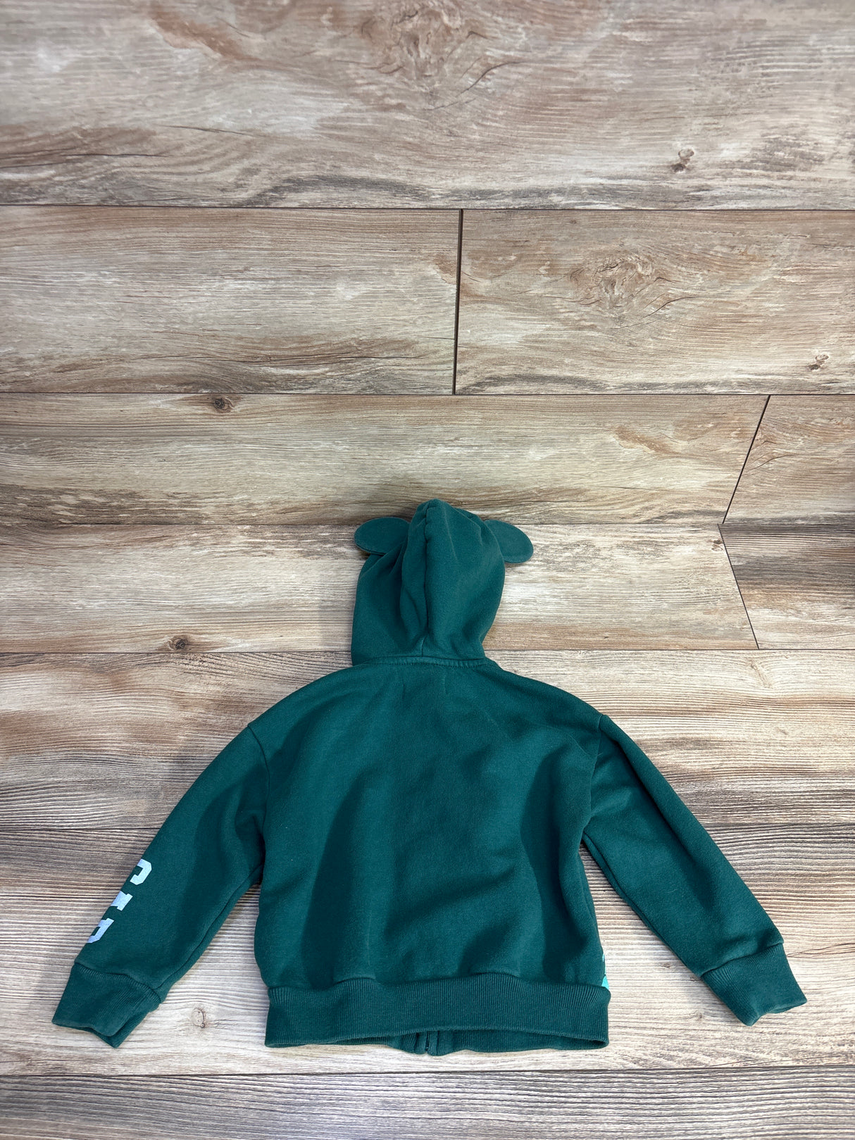 Baby Gap x Disney Mickey Mouse Full Zip Hoodie Green sz 2T