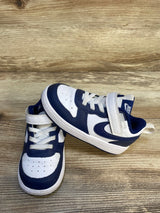 Nike Court Borough Low 2 TD 'White Signal Blue' Sneakers sz 8c