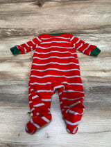Just One You Striped Reindeer Blanket Sleeper Red sz 3m - Me n Mommy To Be