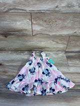 NEW Disney Baby 2pc Minnie Mouse Smocked Gauze Dress & Bloomers Pink sz Newborn