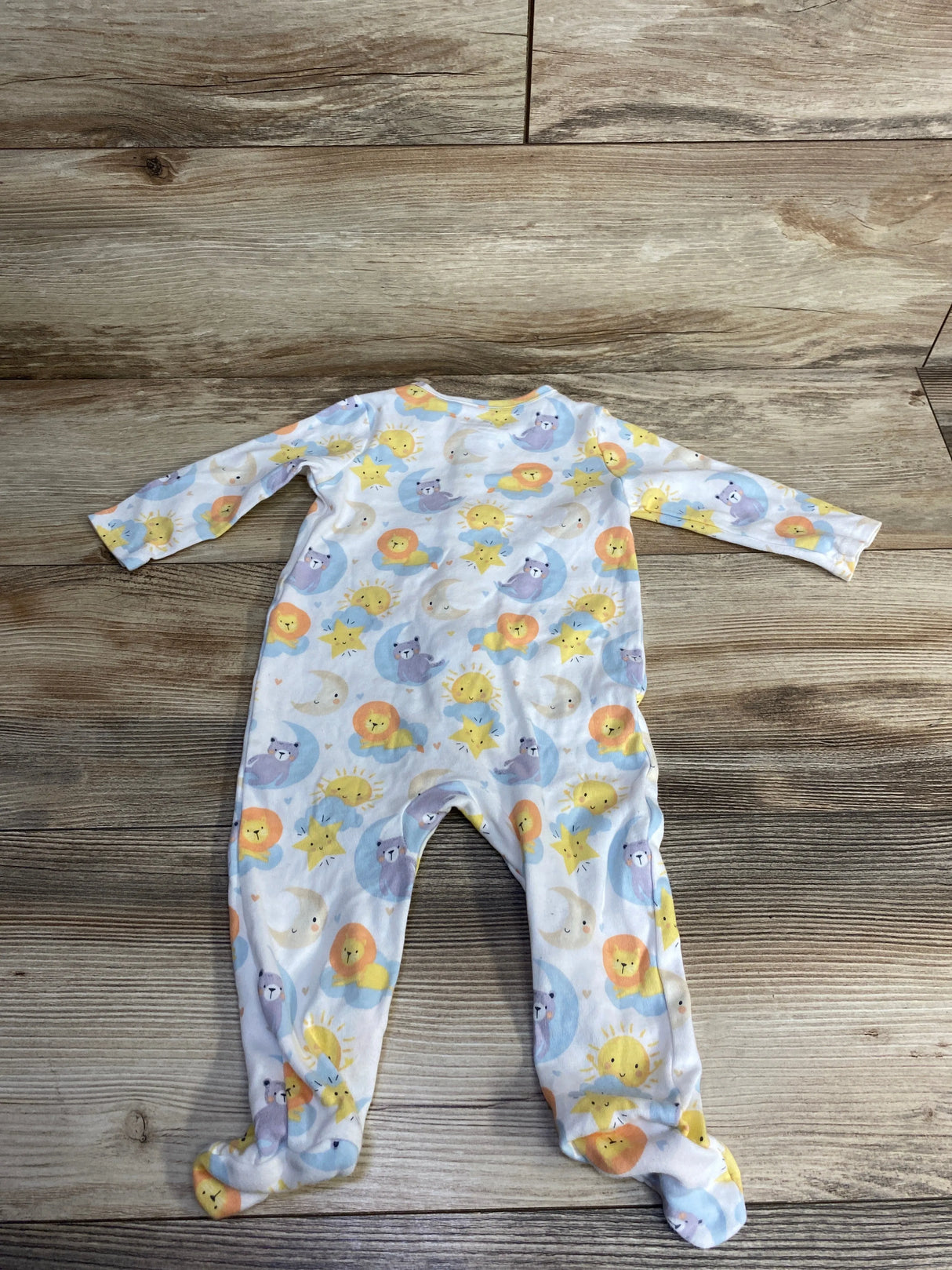 Bundles Animal Sun & Moon Sleeper White sz 3-6m