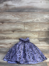 Pippa & Julie Paisley Lace Dress Purple sz 3T