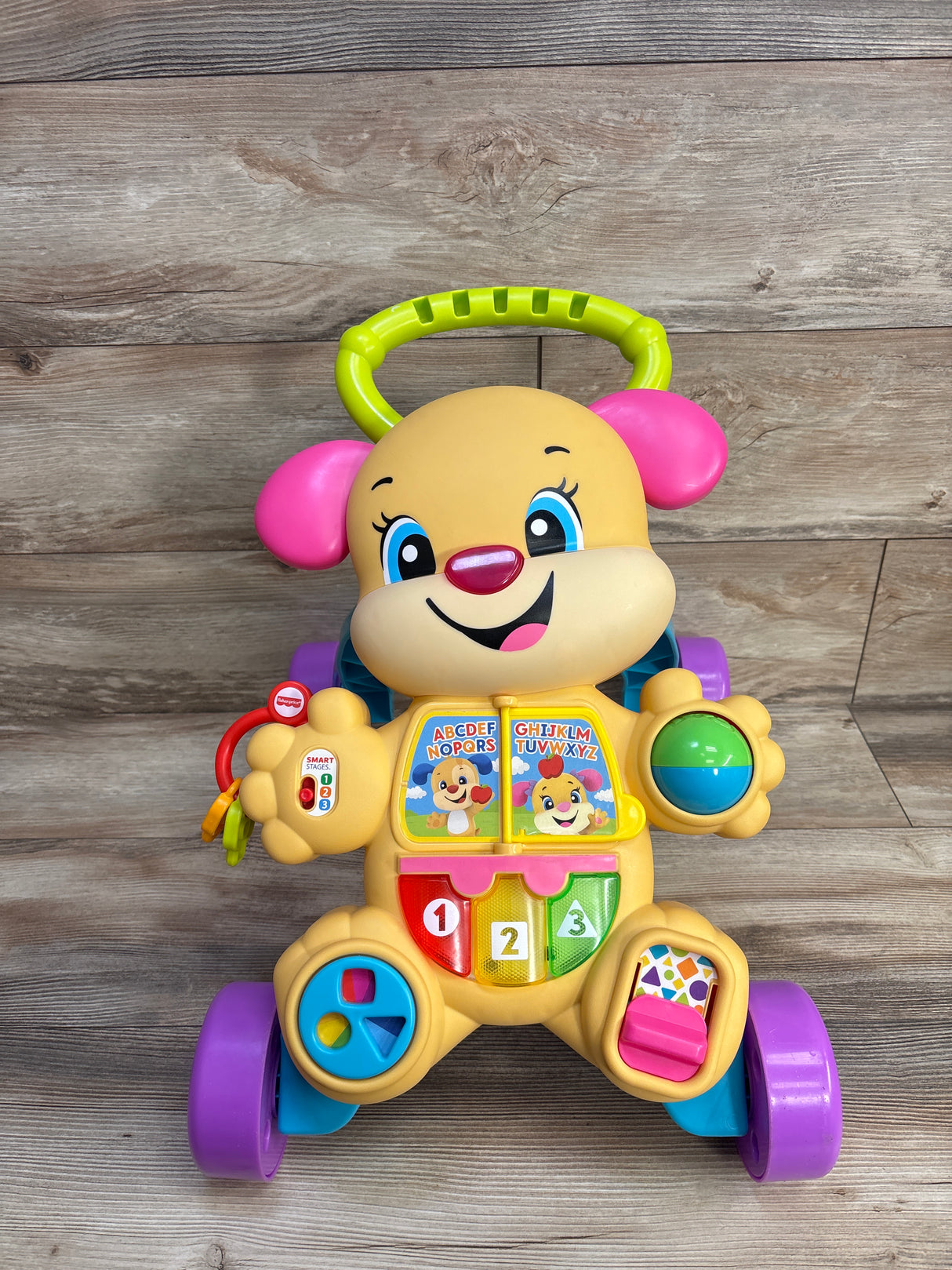 Fisher Price Laugh and Learn Smart Stages Learn With Puppy Walker Pink
