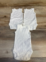 Carter's Tank Bodysuits 3pk White sz Preemie
