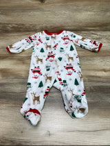 Just One You Santa Blanket Sleeper White sz 3m - Me n Mommy To Be