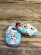 Disney Frozen Slippers Blue sz 7/8c