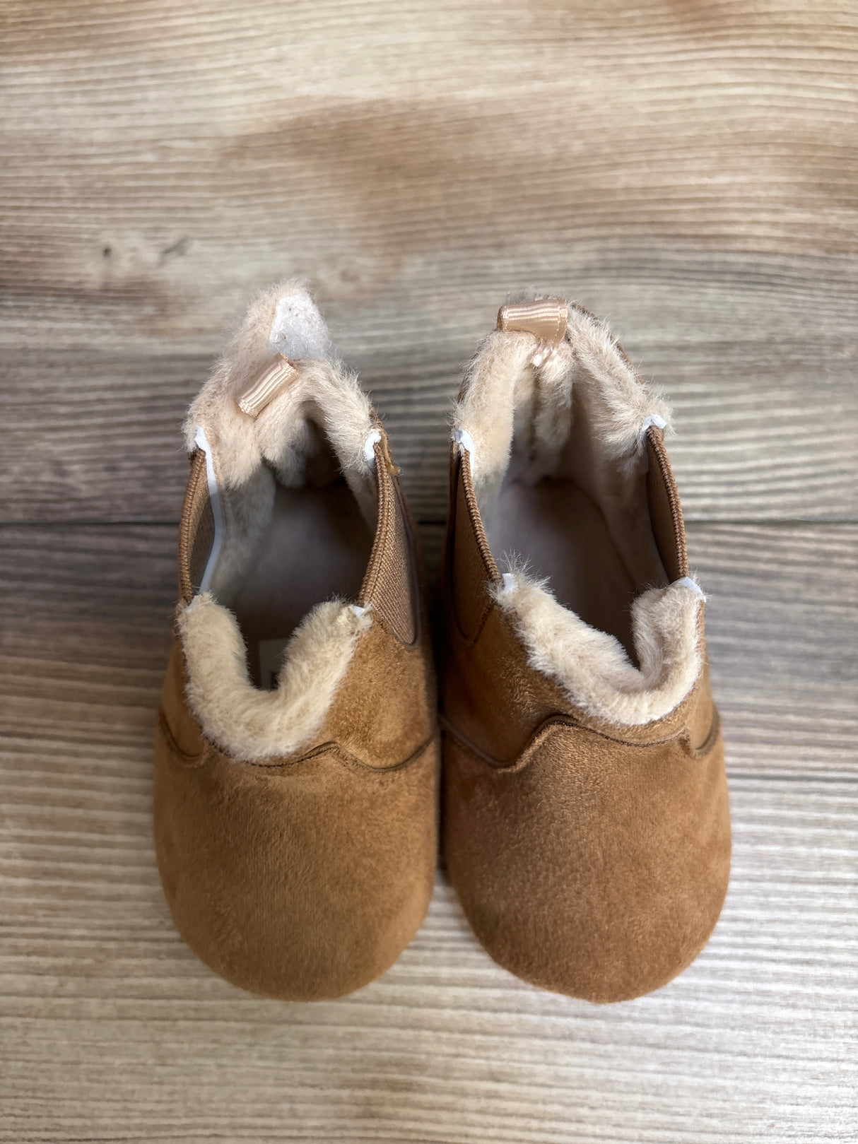 Suede Soft Sole Booties Brown sz 2c