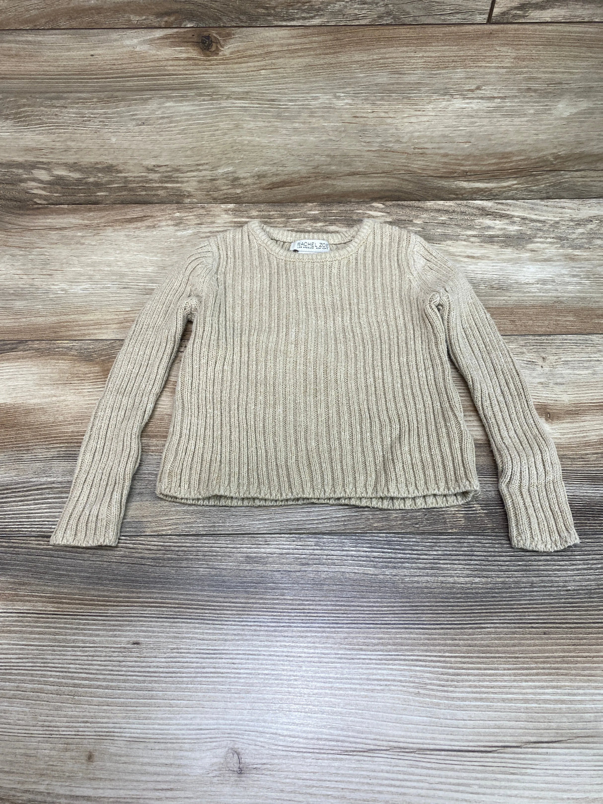 Rachel Zoe Ribbed Sweater Brown sz 24m