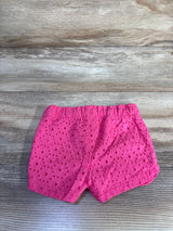Cat & Jack Eyelet Shorts Pink sz 12m