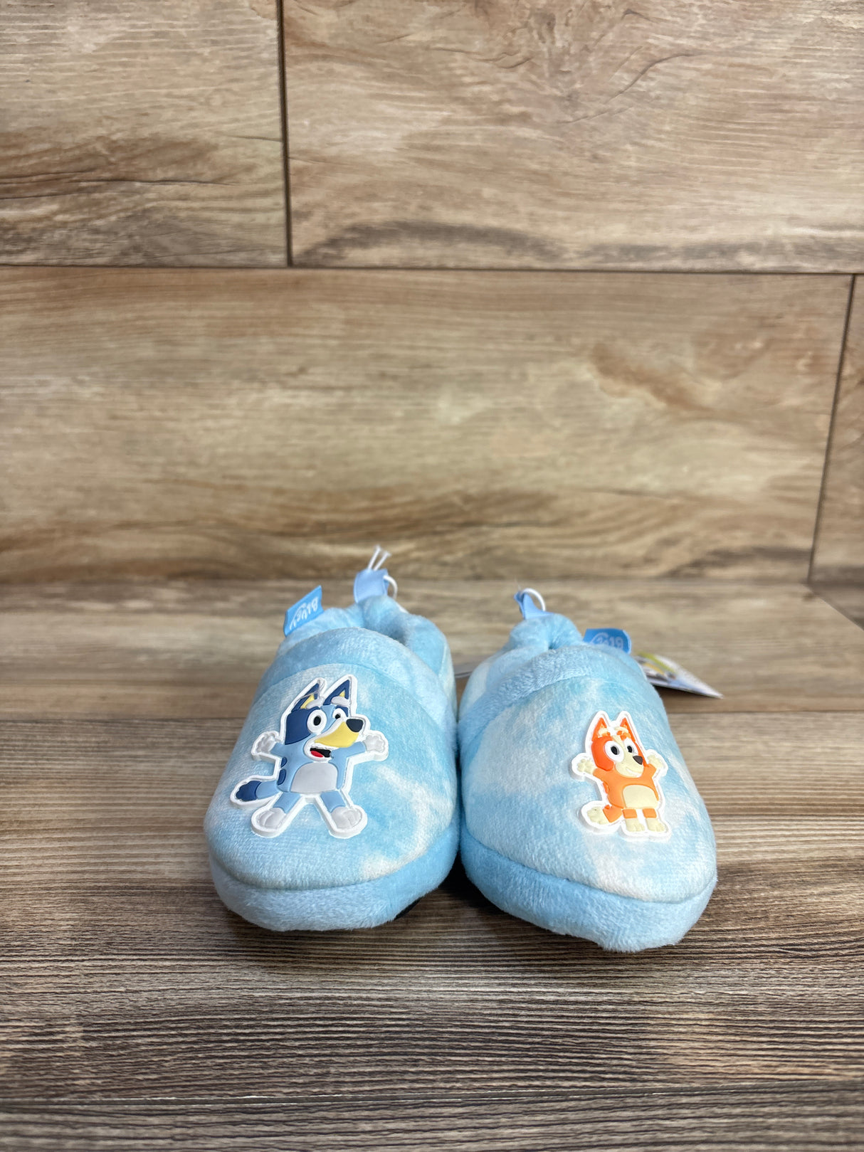 NEW Ground Up Bluey Slippers Blue sz 5-6c
