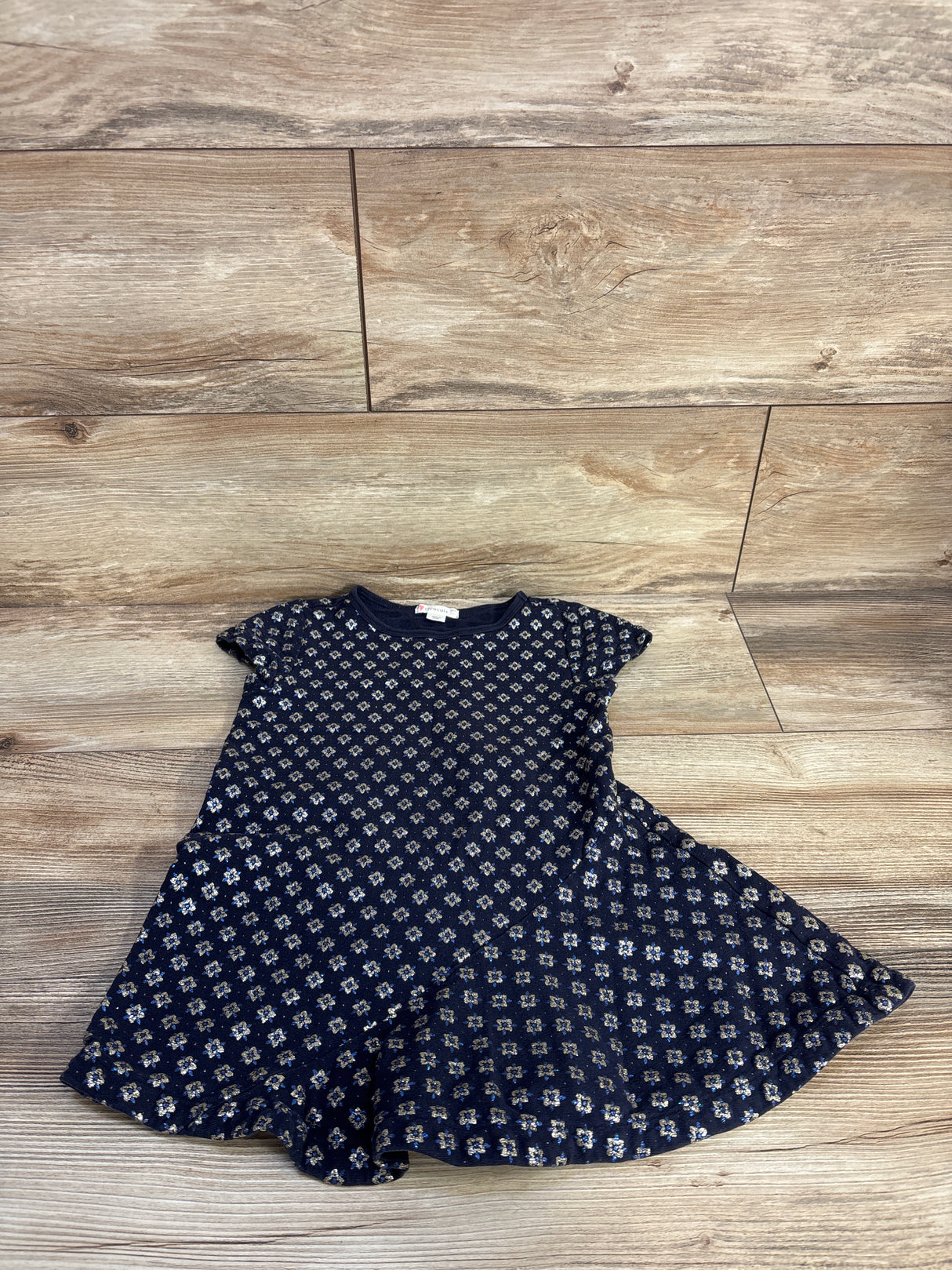 Crewcuts Glitter Dress Navy sz 4T