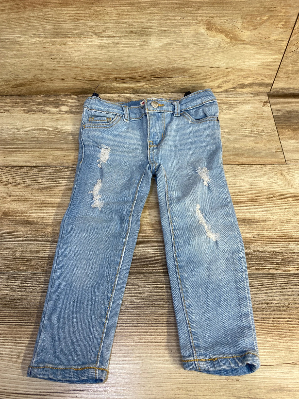 Levi's 701 Super Skinny Distressed Jeans Blue sz 2T