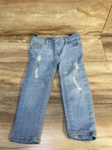 Levi's 701 Super Skinny Distressed Jeans Blue sz 2T