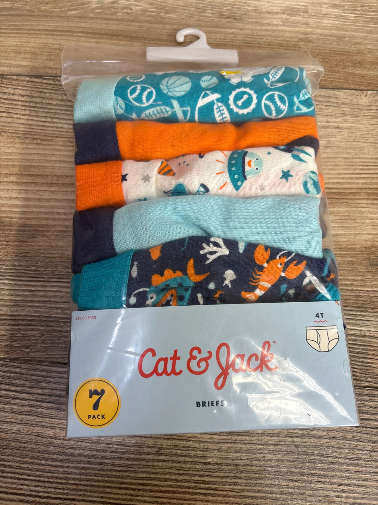 NEW Cat & Jack Boxer Briefs 7pk sz 4T