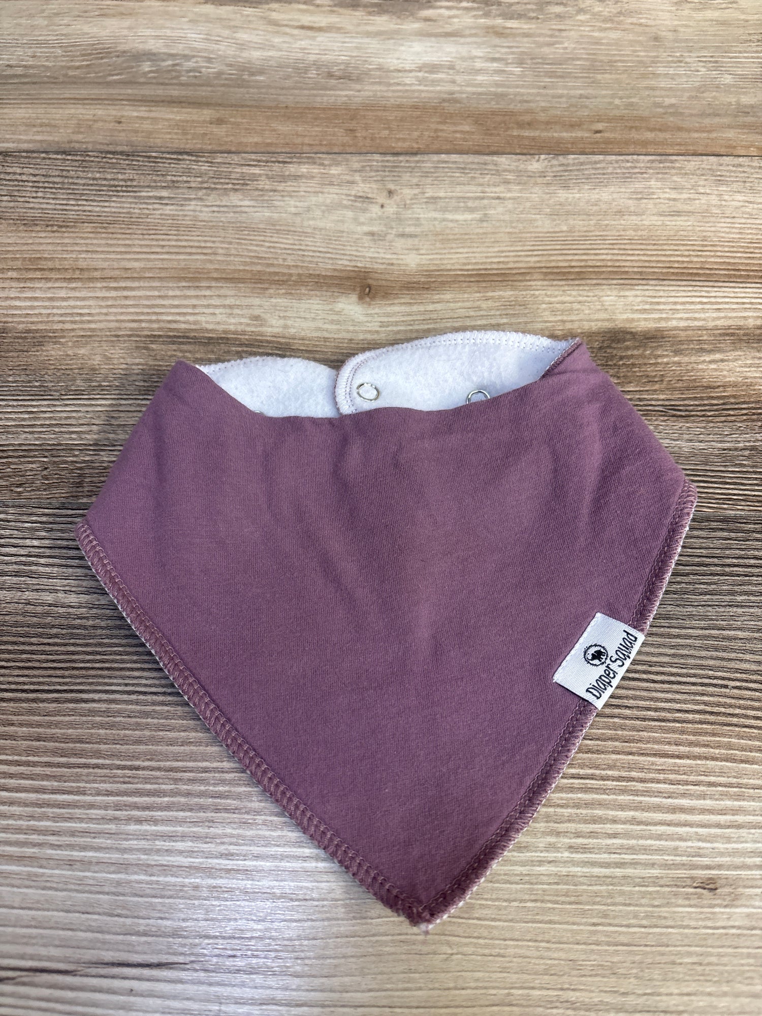 Diaper Squad Bandana Bib Purple