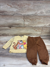 Disney Winnie The Pooh 2pc Sweatshirt & Joggers Set Yellow sz 24m