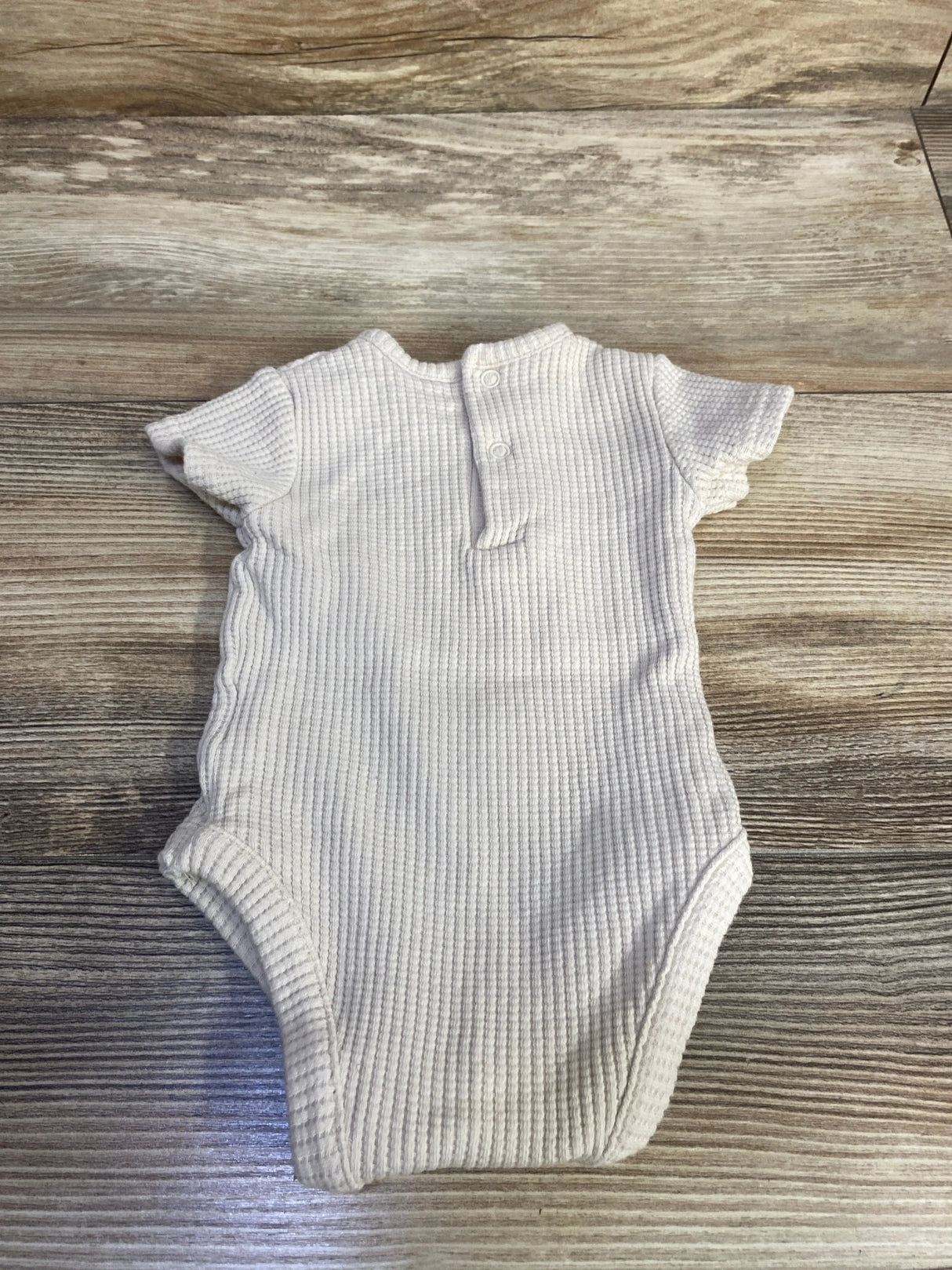 DKNY Waffle Knit Bodysuit Beige sz 0-3m