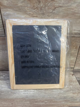 NEW Plaid Double Sided Framed Chalkboard