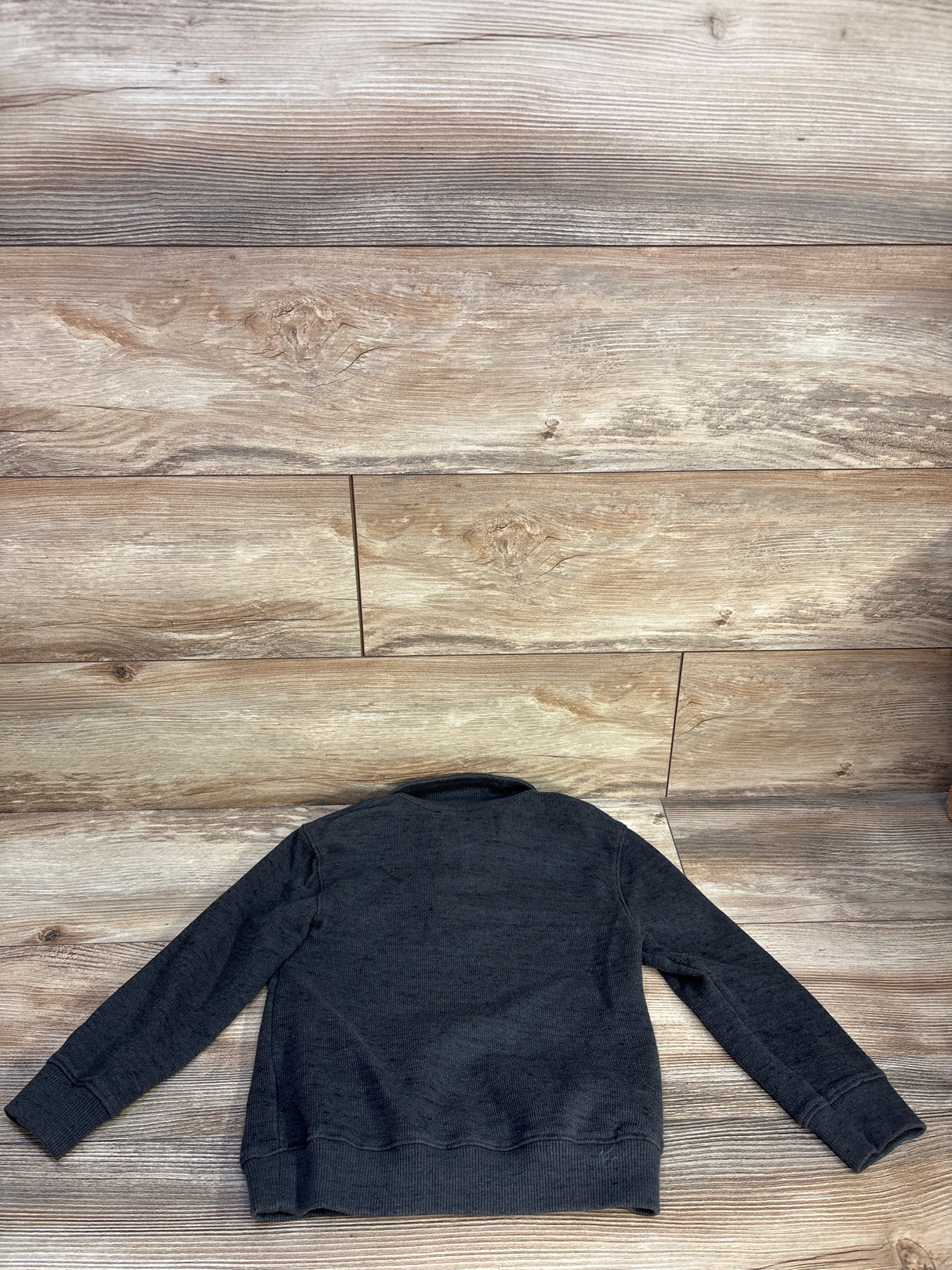 Old Navy Long Sleeve Polo Shirt Grey sz 5T