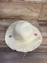 Juncture Floral Straw Bucket Hat One Size