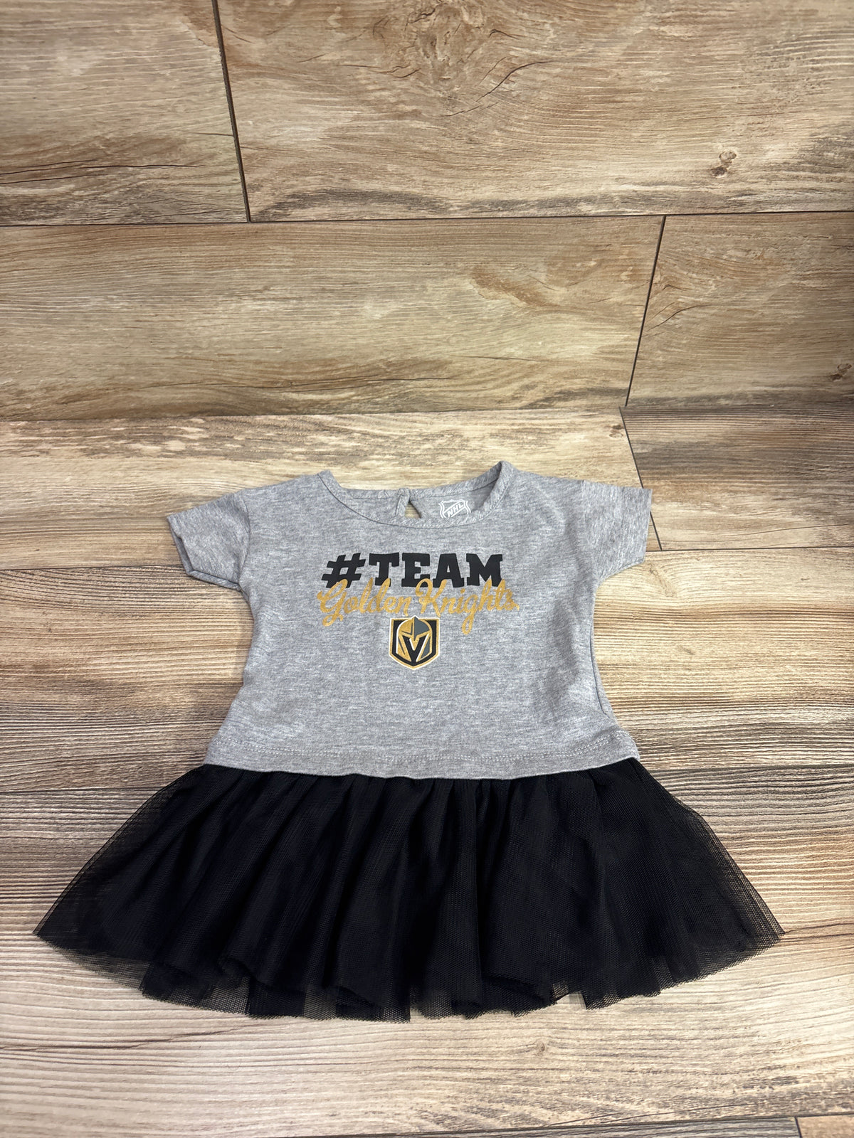NHL Golden Knights Tulle T-Shirt Dress Grey sz 2T