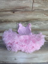 Popatu Heart Tank Ruffle Dress with Tutu Skirt Pink sz 18m