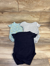 Puma 3pk Bodysuit Set Navy sz 12m