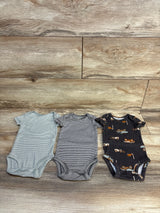 Carter's 3pk Bodysuit Set Grey sz 3m