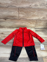 NEW Puma 2pc Zip-Up Hoodie & Joggers Set Red sz 2T