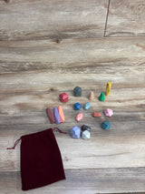 Wooden Balancing Stacking Rocks - 17pc