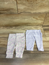 Carter's 2pk Pants Purple sz 3m