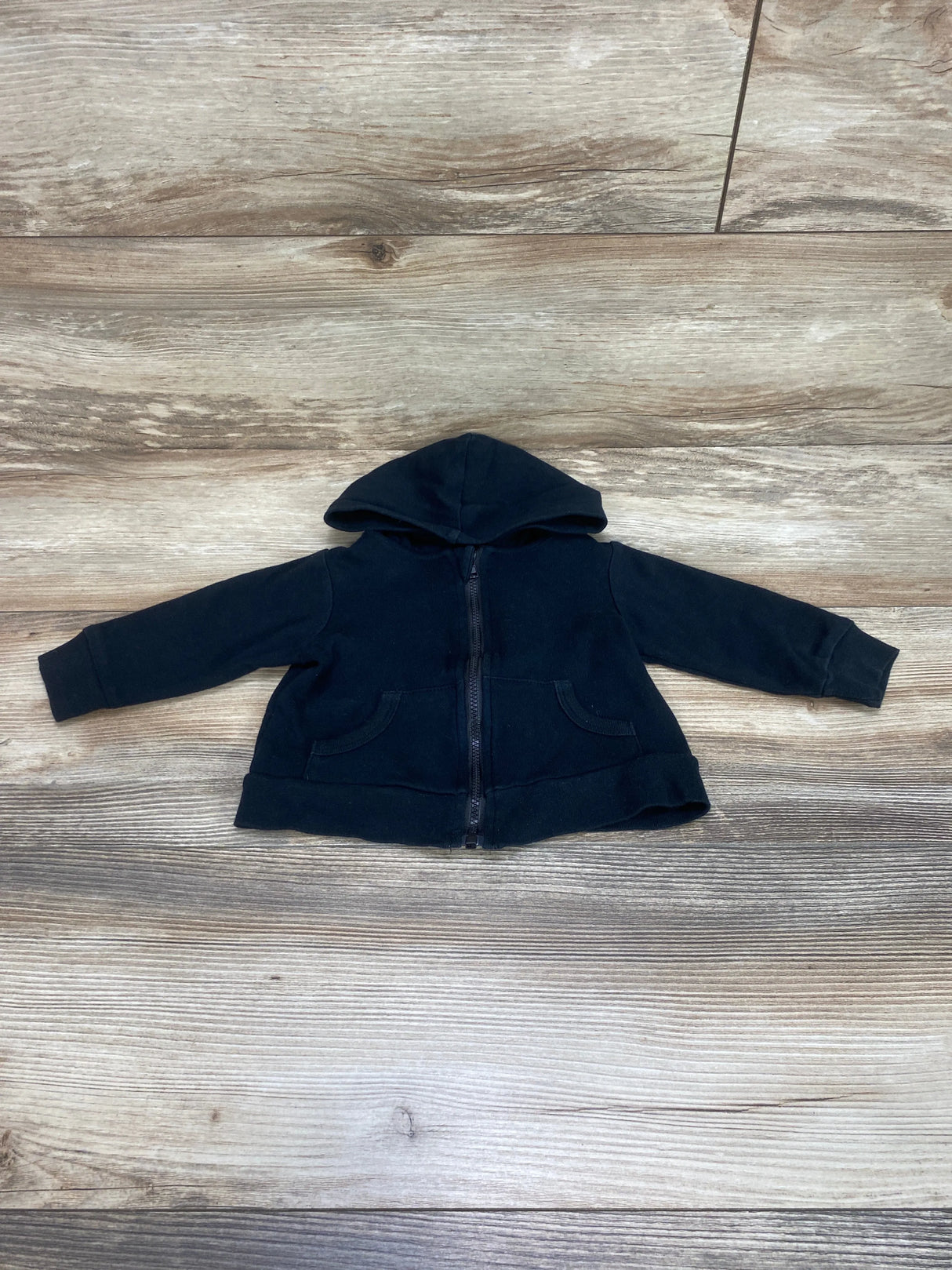 Full Zip Hoodie Black sz 6-9m