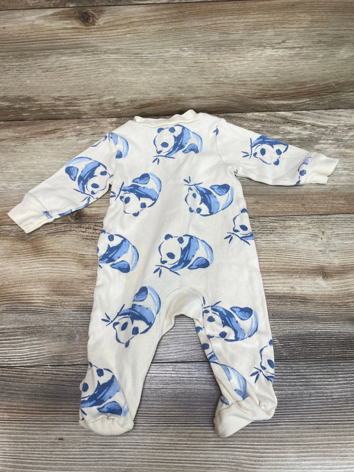 Carter's Panda Print Sleeper Beige sz 3m