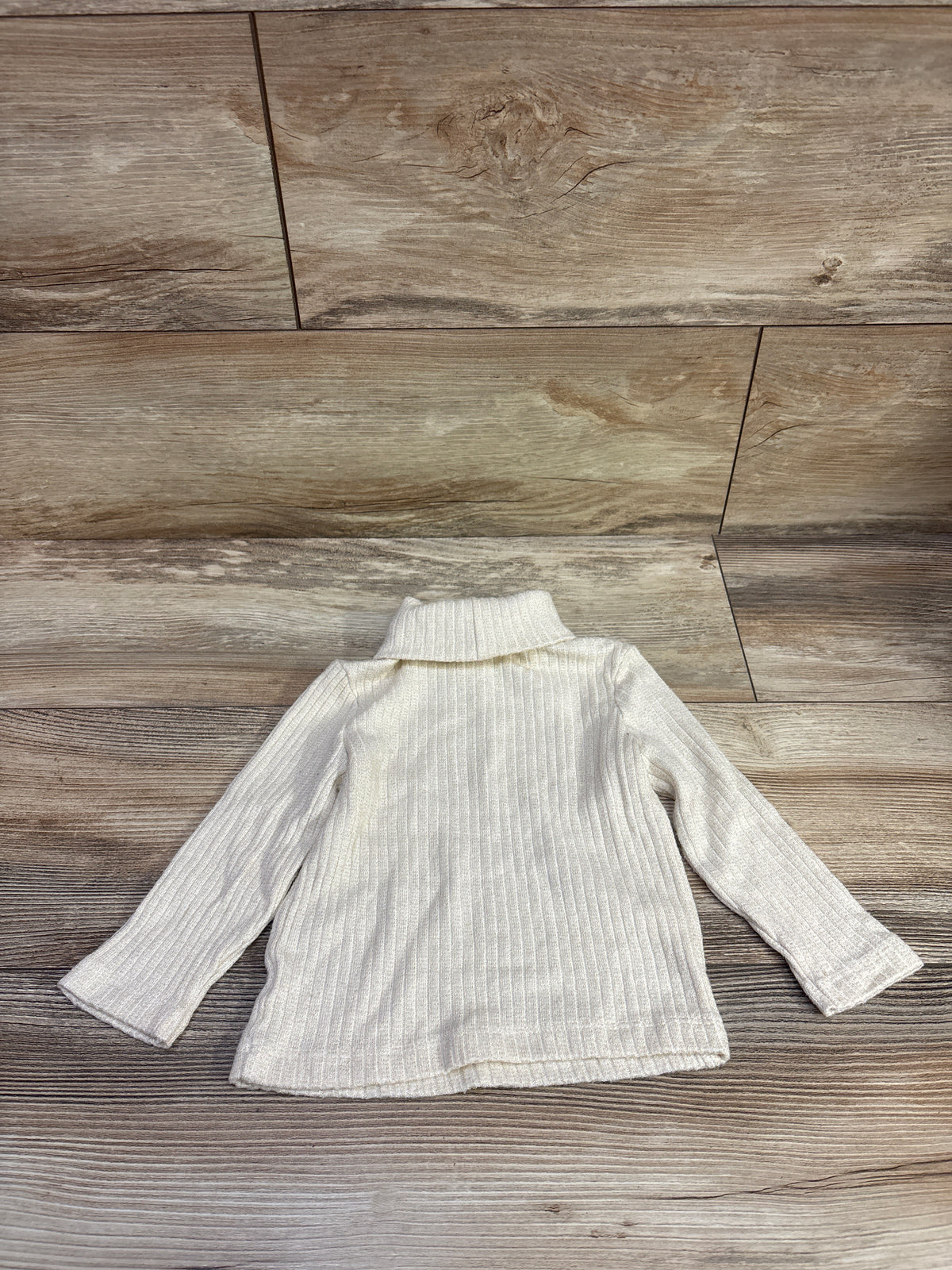 Old Navy Cozy-Knit Turtleneck Shirt Beige sz 18-24m