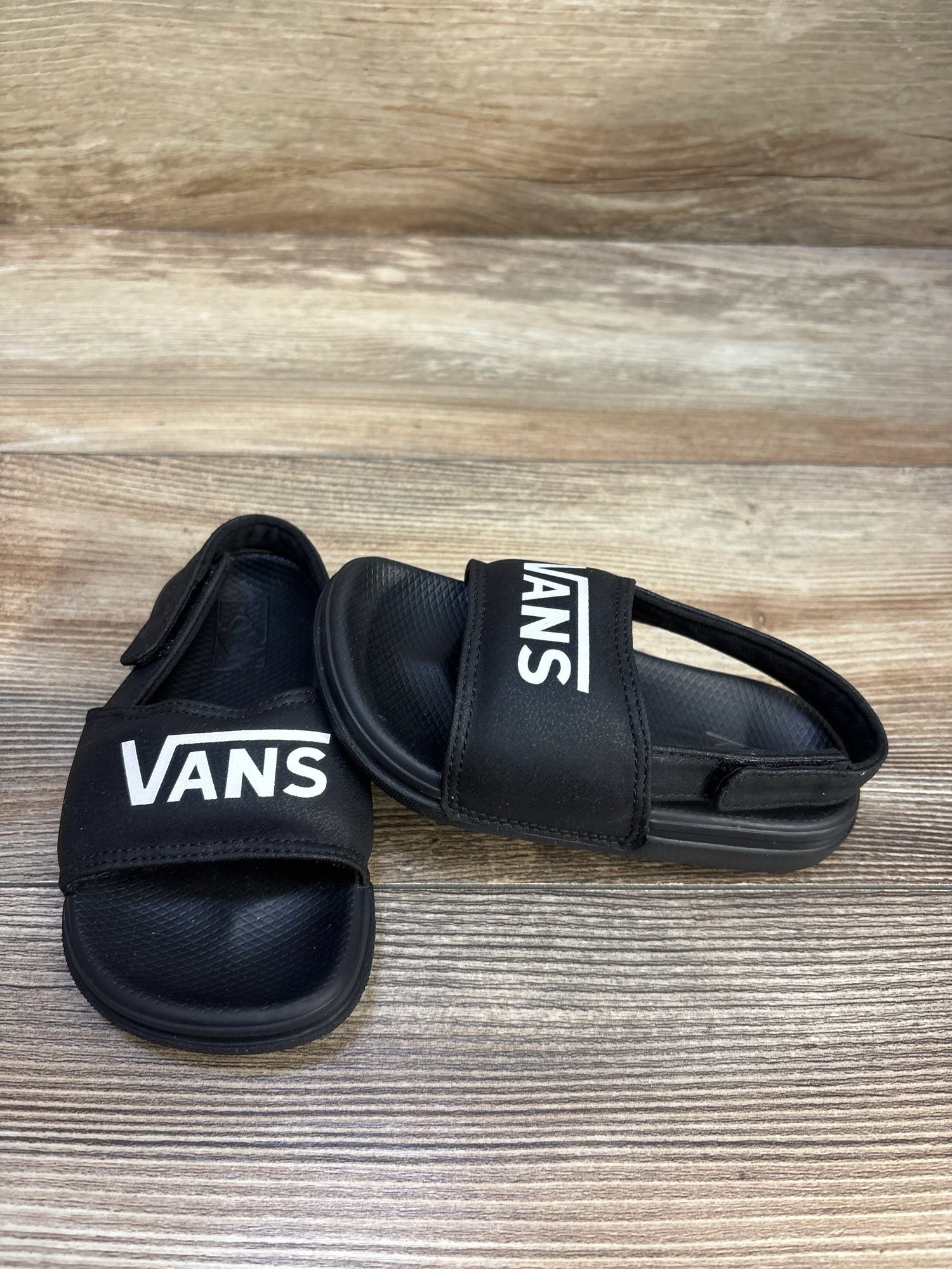 Vans La Costa Slides Black sz 7c
